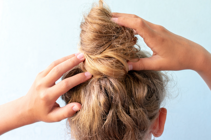 Easy hairstyles for curly hair.