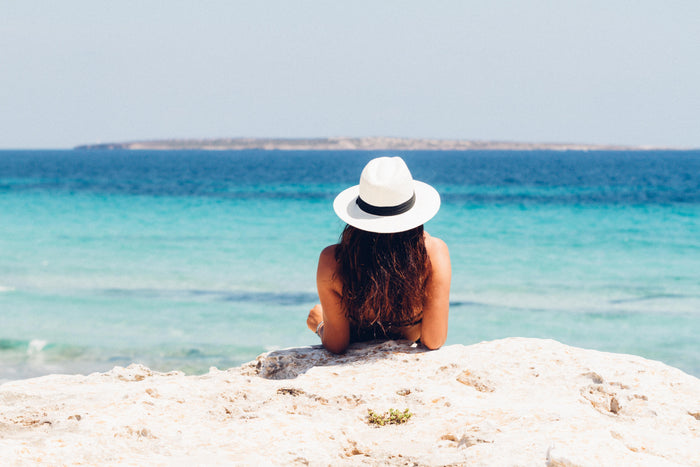 Post-beach tips for healthy hair.
