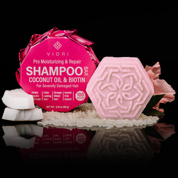 Coconut Oil Repair Shampoo Bar – Damaged Hair | VIORI
