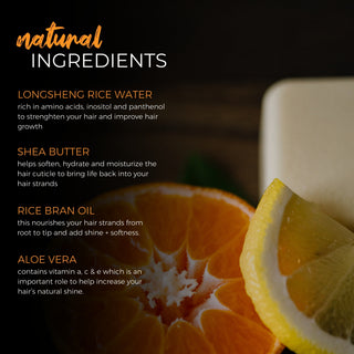 Clarifying Conditioner Bar with Essential Oil | Citrus Zest
