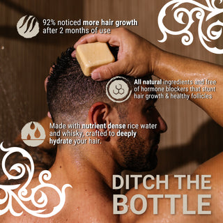 Men’s Conditioner Bar for All Hair Types Hair | Aged Sandalwood