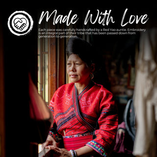 LIMITED Red Yao Embroidered Bag