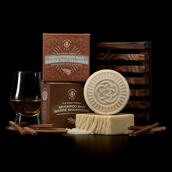 Pride of Islay Bundle Shampoo + Conditioner + Bar Holder Set for Men