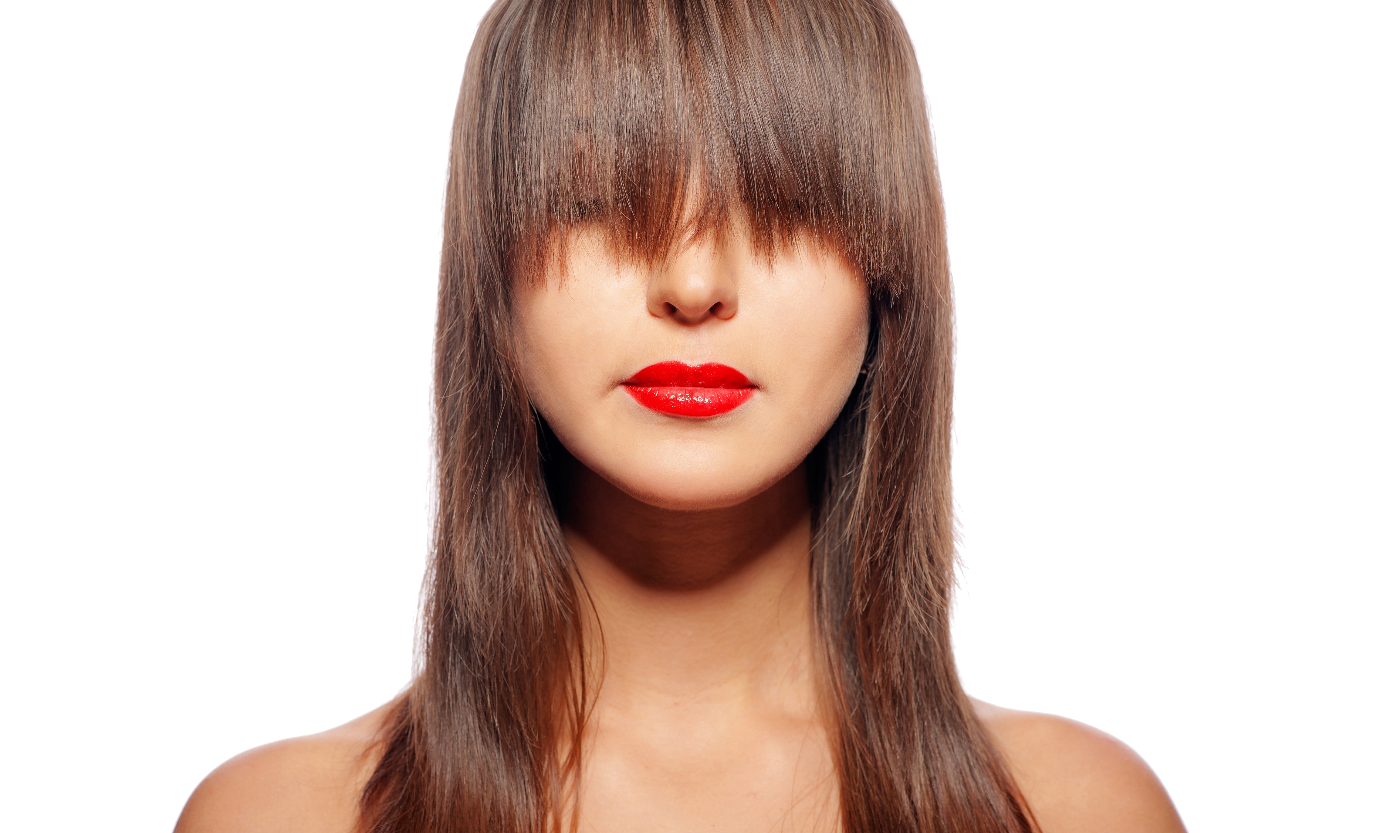 30 Medium Length Hair Ideas With Wispy Bangs - Styleoholic