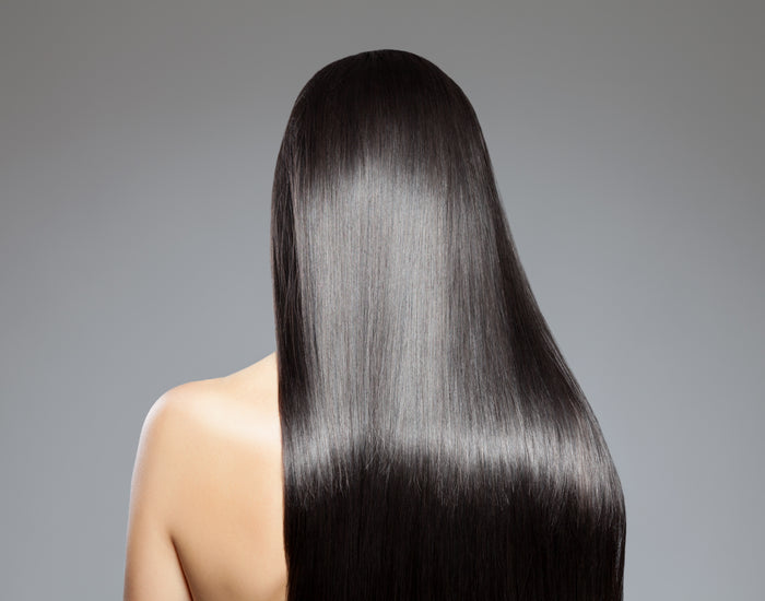 Use natural ingredients for shiny hair.