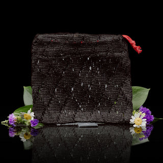 LIMITED Black Shower Soap Bag | Bamboo Fabric