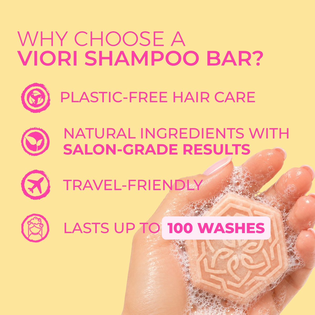 Coconut Oil Repair Shampoo Bar – Damaged Hair | VIORI