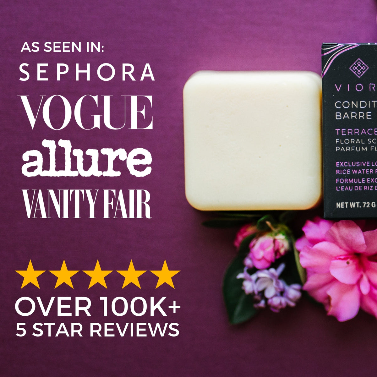 Moisturizing Rice Water Conditioner Bar – Dry Hair | VIORI - angle 4