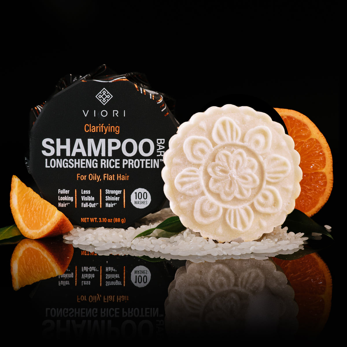 Clarifying Rice Water Shampoo Bar – Oily Scalp | VIORI - VIORI Rice Water Hair Care