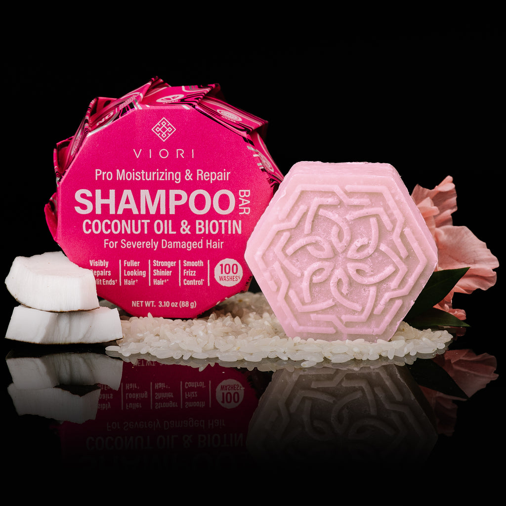 Coconut Oil Repair Shampoo Bar – Damaged Hair