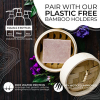 Purple Conditioner Bar with Biotin – Blonde & Gray | VIORI - angle 7