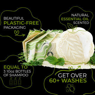 Anti-Dandruff Shampoo Bar with Essential Oil | Tea Tree
