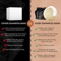 Fragrance-Free Rice Water Shampoo Bar | VIORI - angle 7