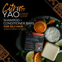 Clarifying Rice Water Conditioner Bar – Oily Hair | VIORI - angle 3