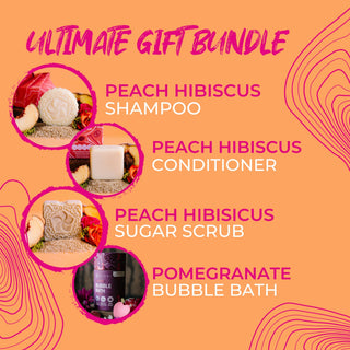 LIMITED Peach Hibiscus Home Spa Bundle