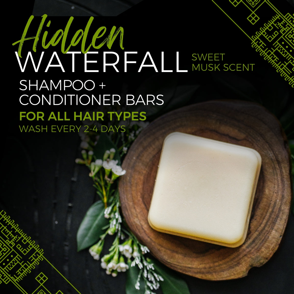 Rice Water Conditioner Bar – All Hair Types | VIORI - angle 3