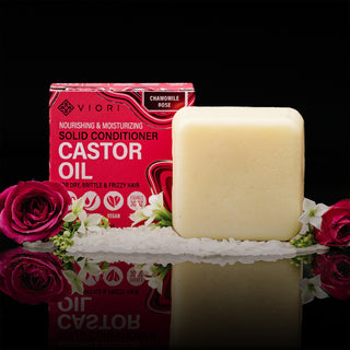 Castor Oil Conditioner Bar for Ultra-Hydrating | Chamomile Rose