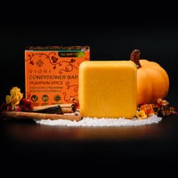 LIMITED Pumpkin Spice Conditioner Bar - VIORI Rice Water Hair Care