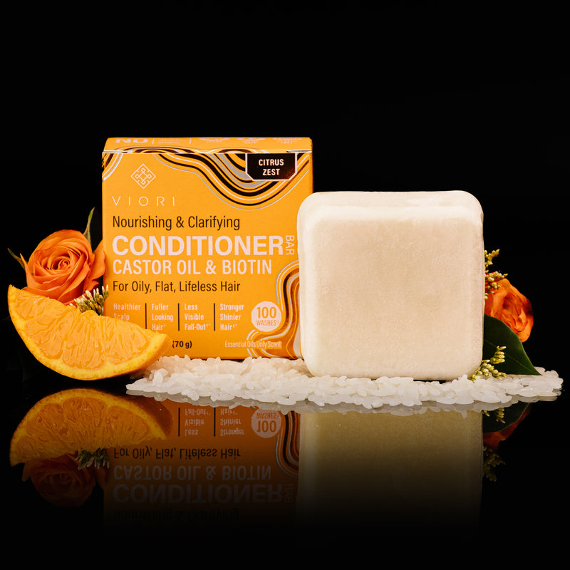 Volumizing Conditioner Bar – Fine & Flat Hair | VIORI - VIORI Rice Water Hair Care