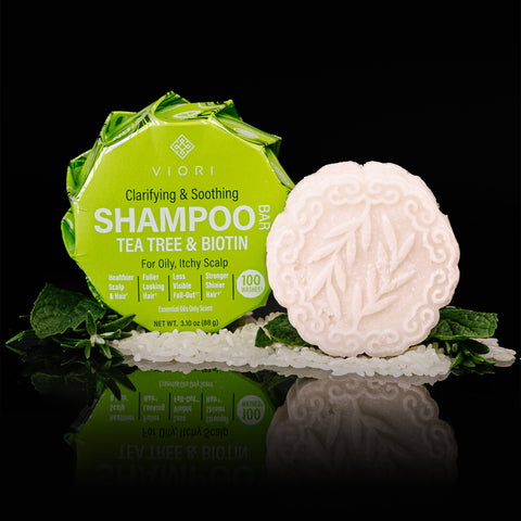 Tea Tree Shampoo Bar – Oily & Itchy Scalp