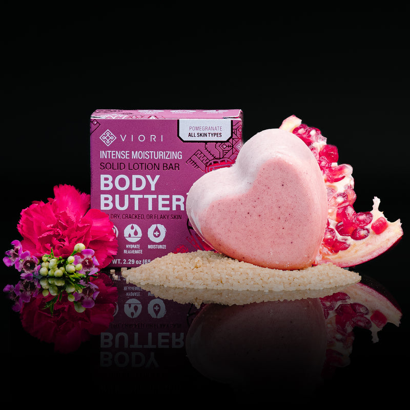 LIMITED Body Butter Bar | Pomegranate - VIORI Rice Water Hair Care