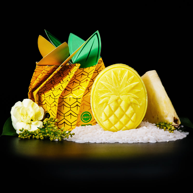 LIMITED Pineapple Shampoo Bar for All Scalp Types - VIORI Rice Water Hair Care