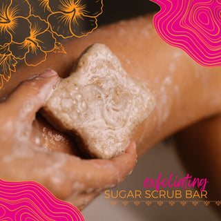 LIMITED Sugar Scrub Bar | Peach Hibiscus