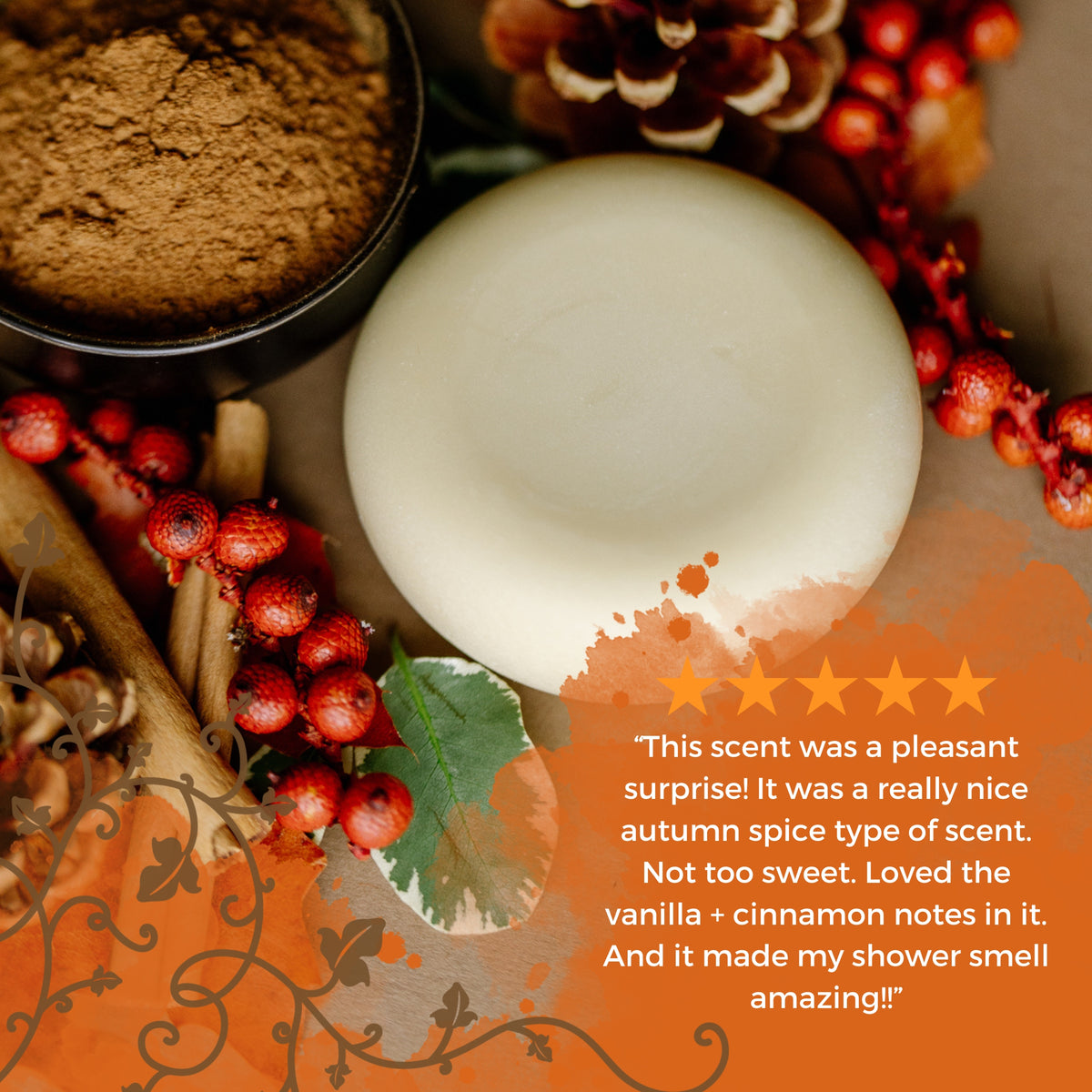 LIMITED Body Butter Bar | Pumpkin Spice - angle 6