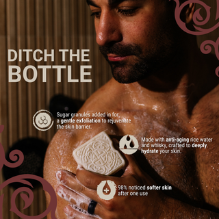 Men's Amber Cigar Sugar Scrub Bar | VIORI