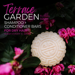 Terrace Garden™ Shampoo Bar for Dry Hair & Scalp | Floral Scent