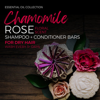 Essential Oil Shampoo Bar | Chamomile Rose™