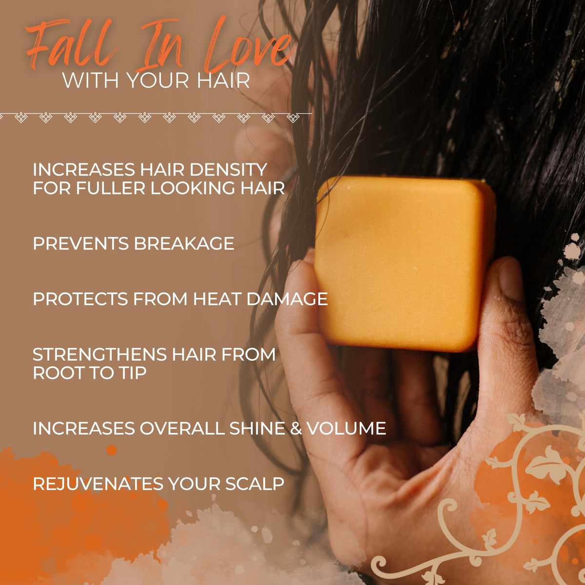 LIMITED Pumpkin Spice Conditioner Bar - angle 5