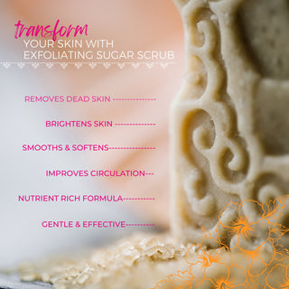 LIMITED Sugar Scrub Bar | Peach Hibiscus