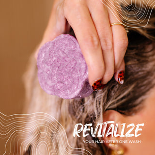 Purple-Toning Shampoo Bar for Blonde & Gray Hair | Lavender Scented