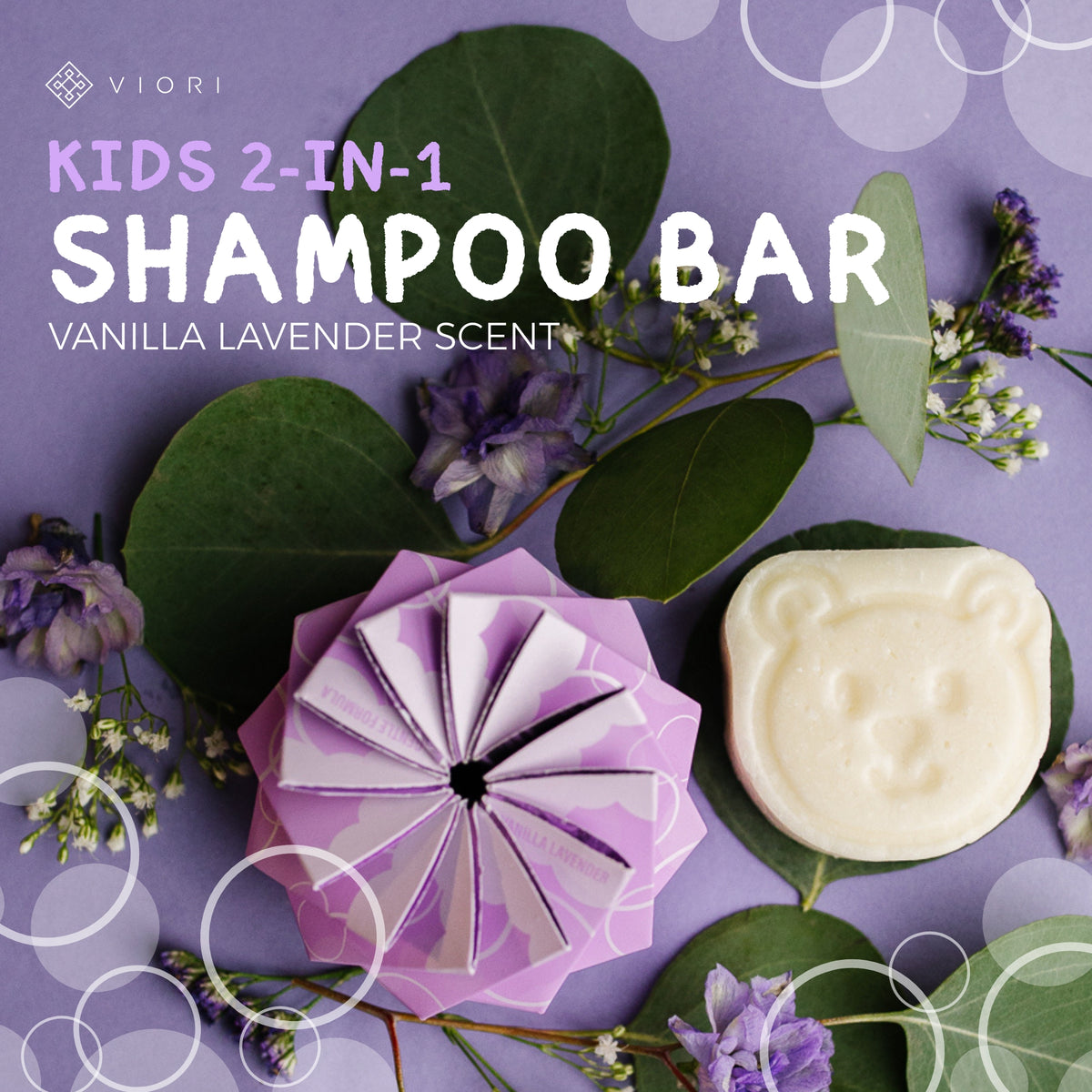 LIMITED Kids' 2-in-1 Shampoo & Body Wash Bar | VIORI - angle 3