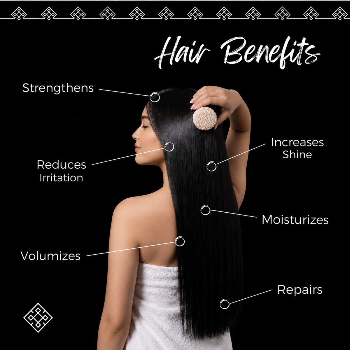 NO MORE FLAT, OILY HAIR.