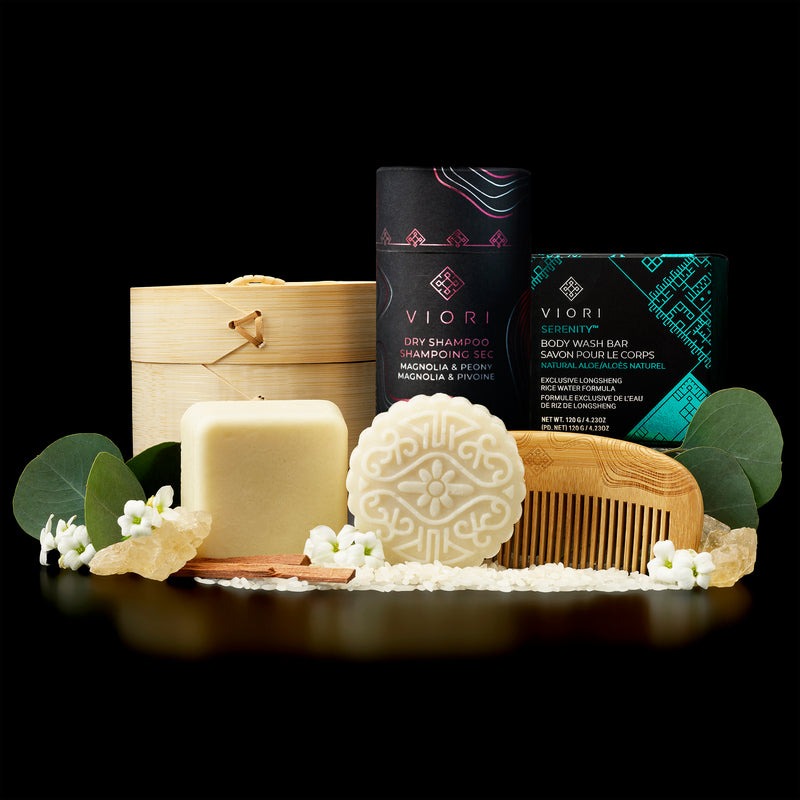 Hair & Body Bar Bundle – Rice Water Set | VIORI - VIORI Rice Water Hair Care