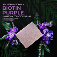 Purple Conditioner Bar with Biotin – Blonde & Gray | VIORI