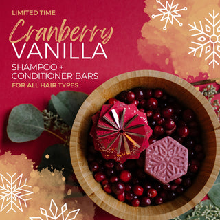 LIMITED Cranberry Vanilla Shampoo Bar