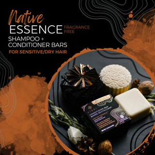 Shampoo Hair Bar Native Essence™ Unscented *Normal to Dry Hair Types*