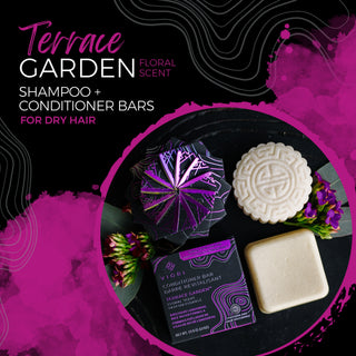 Shampoo Hair Bar Terrace Garden™ Floral Scented *Normal to Dry Hair Types*