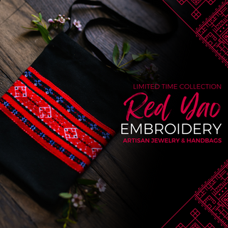 LIMITED Red Yao Embroidered Bag