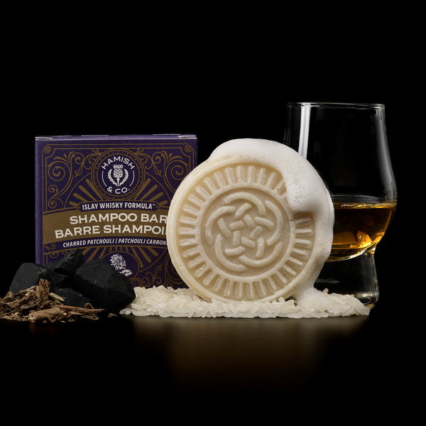 Shampoo Bar for Men Longsheng Rice Water + Scottish Islay Whisky Inf
