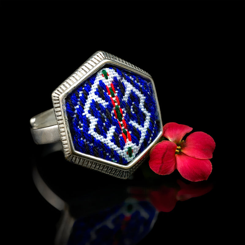 LIMITED Red Yao Embroidered Ring – Handmade | VIORI - VIORI Rice Water Hair Care