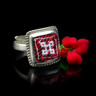 LIMITED Red Yao Embroidered Ring