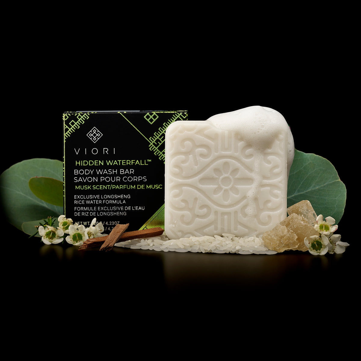 Moisturizing Body Wash Bar – Rice Water | VIORI - VIORI Rice Water Hair Care