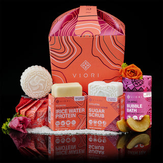 LIMITED Peach Hibiscus Home Spa Bundle
