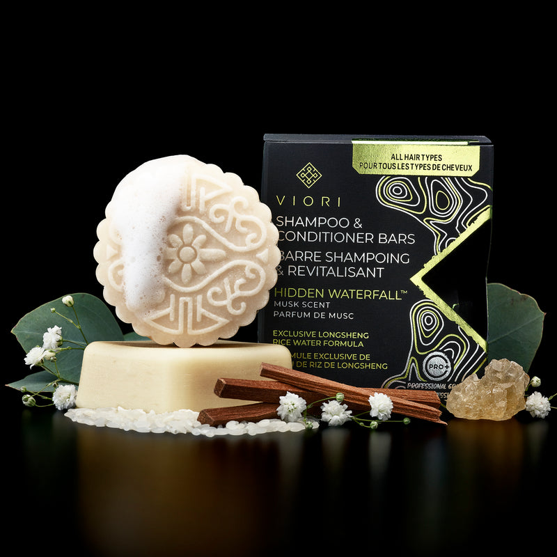 Shampoo & Conditioner Bar Bundle – Rice Water | VIORI - VIORI Rice Water Hair Care