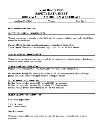 Body wash bar hidden waterfall page 4