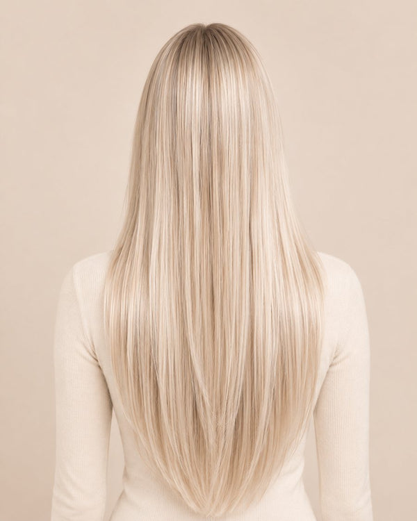 Bleached Blonde Hair